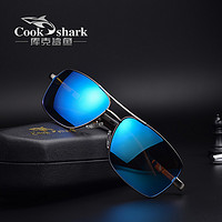 cookshark 库克鲨鱼 偏光太阳镜男司机镜墨镜男士眼镜开车驾驶眼睛