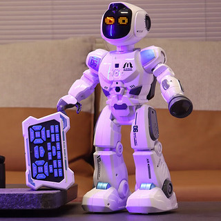 调皮屋儿童智能机器人早教启智程感应电动遥控会跳舞玩具男孩 【可程】儿童早教跳舞机器人 3-8岁男童玩具