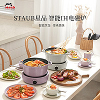 staub 珐宝 铸铁锅汤锅焖锅家用煲汤炖锅智能IH电磁炉套组