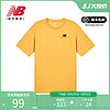 new balance NB 奥莱男款女款夏季透气圆领半袖T恤休闲运动短袖上衣 MT11592-ASE 2XL