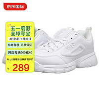 斐乐（FILA）美版男鞋Disruptor2系列破坏者复古运动休闲老爹鞋百搭 1SX60022白色100 US9/42