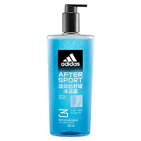 adidas 阿迪达斯 男士沐浴露三合一 源动600ml 长久留香清爽控油洁面洗发沐浴液 运动后舒缓600ml