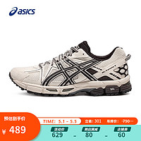 ASICS 亚瑟士 跑步鞋男鞋越野透气运动鞋抓地耐磨跑鞋 GEL-KAHANA 8 CN 浅棕色/黑色 42.5