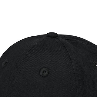 SKECHERS 斯凯奇 程潇同款夏季男女同款棒球帽可调节复古舒适透气遮阳帽子L124U077 碳黑/0018 均码