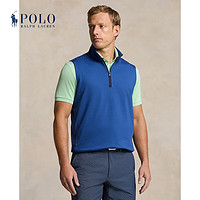 Polo Ralph Lauren 拉夫劳伦 男装 24年春弹力平纹针织马甲RL18108 400-蓝色 XL