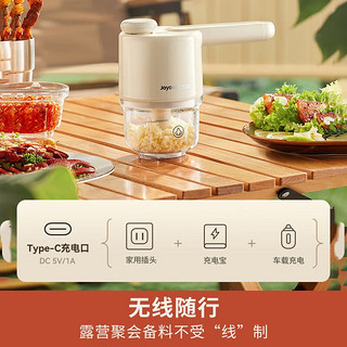 Joyoung 九阳 切菜机电动切菜手持家用切蒜器搅碎器