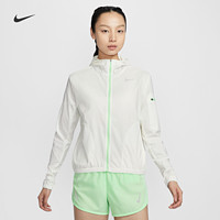 NIKE 耐克 官方女子拒水连帽跑步夹克夏季新款外套反光防泼水HJ3948