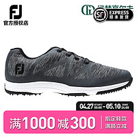 FOOTJOY 高尔夫球鞋 leisure系列 高尔夫女士球鞋 轻量无钉舒适透气系带低帮时尚运动 92904W 灰 5=35码