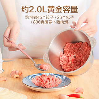 雪尚飞 绞肉机家用电动多功能不锈钢打肉搅拌婴儿辅食机绞馅机LZ25Easy235