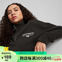 PUMA 彪马 女子 生活系列 针织卫衣 623483-01黑色 亚洲码M