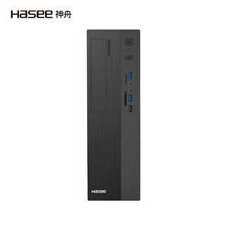 神舟（HASEE）新瑞X05商用台式电脑办公主机(酷睿十四代i5-14400 16G 512GSSD win11键鼠)+23.8显示器 主机+23.8显示器