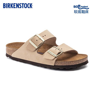 BIRKENSTOCK勃肯拖鞋平跟休闲时尚凉鞋拖鞋Arizona系列 沙色/沙色窄版1019016 43