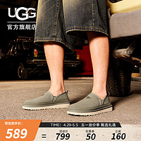 UGG 男士套脚一脚蹬休闲鞋 1118512 苔绿色 42