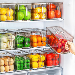 吱凡 日本冰箱收纳盒保鲜盒食品级专用厨房蔬菜鸡蛋冷冻整理神器储物盒
