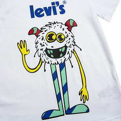 Levi's 李维斯 专柜同款|男童夏薄款短袖T恤李维斯童装儿童可爱小怪兽短T舒适