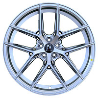 ALLOYKOKO WHEELS 适用于17英寸福特福克斯福睿斯致胜蒙迪欧沃尔沃标致408丰田ia5改装铝合金轮毂 电镀银