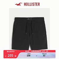 HOLLISTER24春夏美式风宽松休闲抽绳毛圈布短裤男 KI328-4077 黑色 L (180/86A)