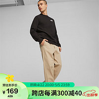 PUMA 彪马 男子 基础系列 针织卫衣 678438-01黑色 亚洲码S