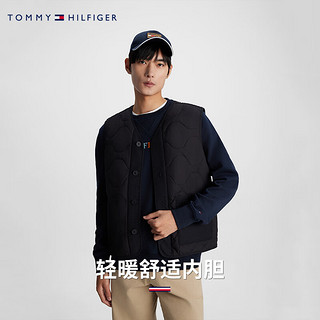 TOMMY HILFIGER【出走都市】【防风防水】男女三合一耐磨冲锋款外套35258 暗夜黑BDS S