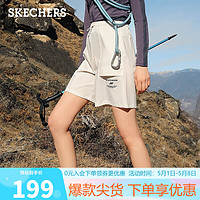 SKECHERS 斯凯奇 女子梭织短裤P224W087