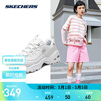 SKECHERS 斯凯奇 D'Lites 女子休闲运动鞋 11931/WSL 白色/银色 37