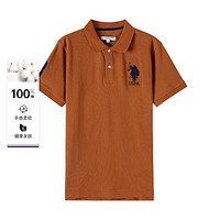 U.S. POLO ASSN. 春夏男士翻领舒适短袖大众休闲纯棉亲肤POLO衫