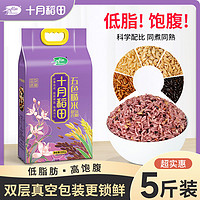 88VIP：SHI YUE DAO TIAN 十月稻田 五色糙米2.5kg东北杂粮糙米饭黑米红米燕麦均衡搭配5斤