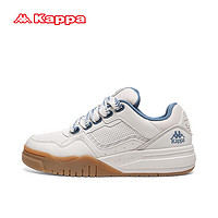 Kappa 卡帕 厚底板鞋女2024春季小白鞋 月灰色 40
