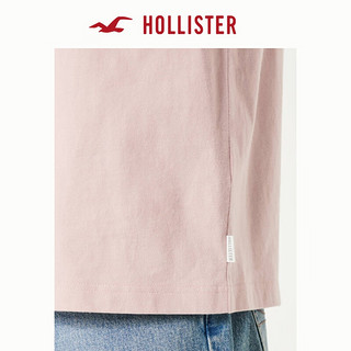 HOLLISTER24春夏美式风百搭圆领短袖T恤 男女装 355910-1 浅粉色 XS (170/84A)
