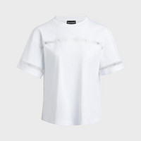 EMPORIO ARMANI 2024年春夏新品 阿玛尼女式时尚轻薄休闲短袖T恤