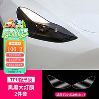 Lemoncar 以沐 特斯拉model3/modelY熏黑大灯膜