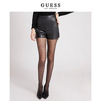 限尺码：GUESS 盖尔斯 女士时尚拉链设计皮短裤-W1BD45L0PL0