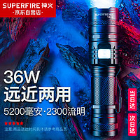 SUPFIRE 神火 V8-S 手电筒强光手电筒小型迷你变焦远射超长续航超亮户外骑行灯