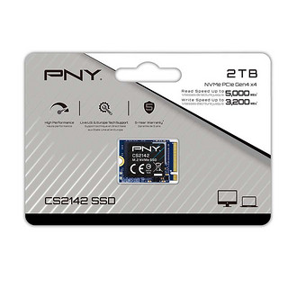 必恩威(PNY) CS2142系列 2TB SSD固态硬盘 NVMe M.2接口 PCIe 4.0 x 4 扩容适配SteamDeck掌机笔记本