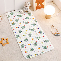 橙子朵朵 婴儿床专用儿童床垫牛奶珊瑚绒铺被宝宝法兰绒垫被垫褥幼儿园秋冬