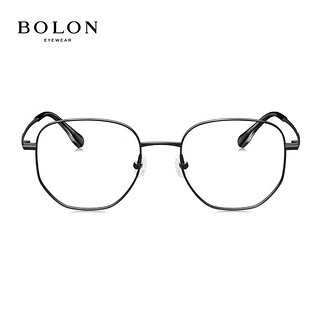 暴龙（BOLON）眼镜近视光学镜眼镜框可配度数 BJ7283B11框+光赞防蓝光1.74 B11-半光哑黑