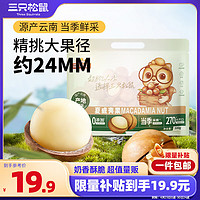 三只松鼠 夏威夷果500g/袋 坚果炒货量贩干果休闲零食送礼约24mm一斤装混发