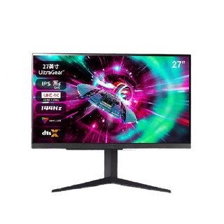 27GR93U 27英寸Fast-IPS显示器（3840*2160、144Hz、1ms）