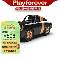 Playforever英国playforever小汽车耐顽儿童玩具车模型创意摆件生日新年礼物 迷你鲁夫黑