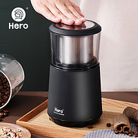 Hero（咖啡器具） Hero磨豆机电动咖啡豆研磨机小型粉碎机 不锈钢咖啡机磨粉机 E-2S