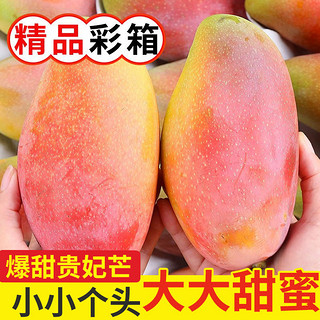 海南贵妃芒5斤芒果新鲜当季热带水果红金龙辣椒芒甜心芒