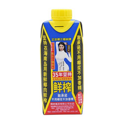 COCONUT PLAM 椰树 牌椰子汁330ml*24盒正宗椰汁果汁新鲜生榨饮料