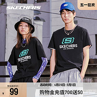 SKECHERS 斯凯奇 中性运动T恤 L122U199