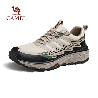 骆驼（CAMEL）【岩丘】城市户外运动鞋2024夏季轻弹缓震透气舒适休闲鞋 G14S342137 沙黑 43