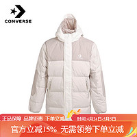 CONVERSE 匡威 羽绒服男2023冬季新款时尚保暖连帽休闲外套10023754 10023754-A03 M