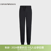 EMPORIO ARMANI 24春夏EAU男装徽标饰带边休闲裤