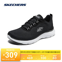 SKECHERS 斯凯奇 女子针织透气休闲运动鞋舒适轻量跑步鞋150201