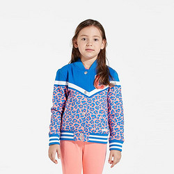 CONVERSE 匡威 星星图案 女小童款舒适长袖运动针织棒球夹克