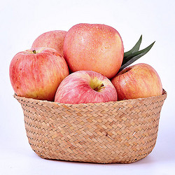 京鲜鲲 陕西红富士苹果 5斤装（净重4.5-5斤）