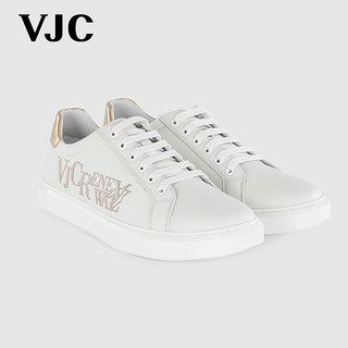 VJC 2024夏季男装新款小白鞋花休闲板鞋男士 B23BW1900